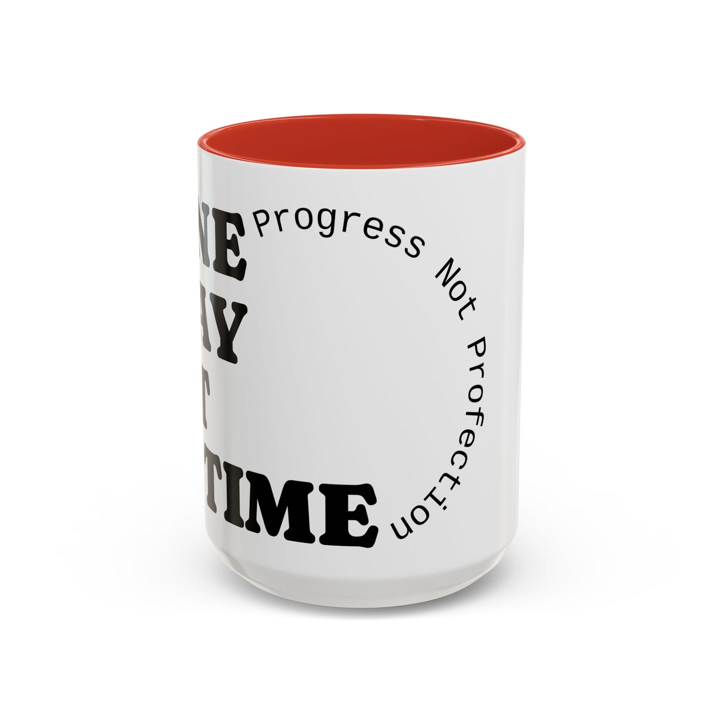 Motivational Coffee Mug, Progress Not Perfection, Inspirational Gift for Friends, Home Office Decor, Self-Care Reminder, Unique Mug