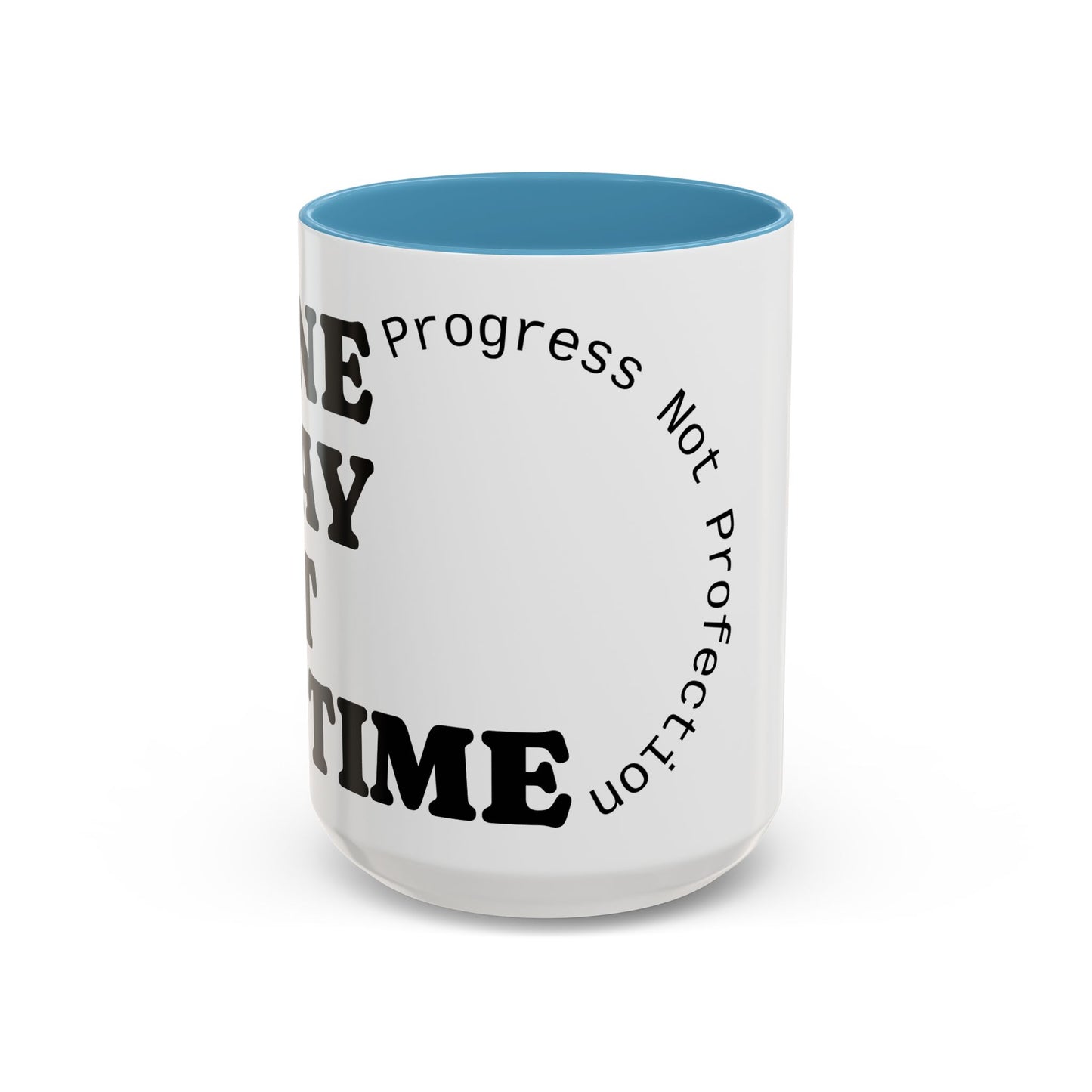 Motivational Coffee Mug, Progress Not Perfection, Inspirational Gift for Friends, Home Office Decor, Self-Care Reminder, Unique Mug