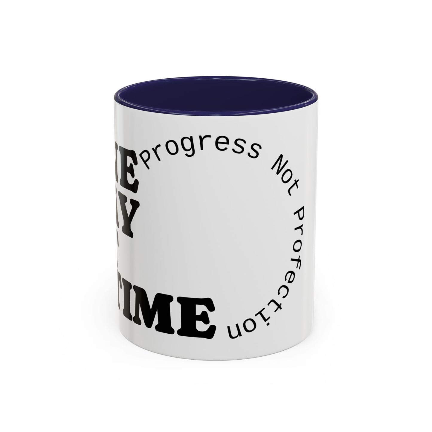 Motivational Coffee Mug, Progress Not Perfection, Inspirational Gift for Friends, Home Office Decor, Self-Care Reminder, Unique Mug
