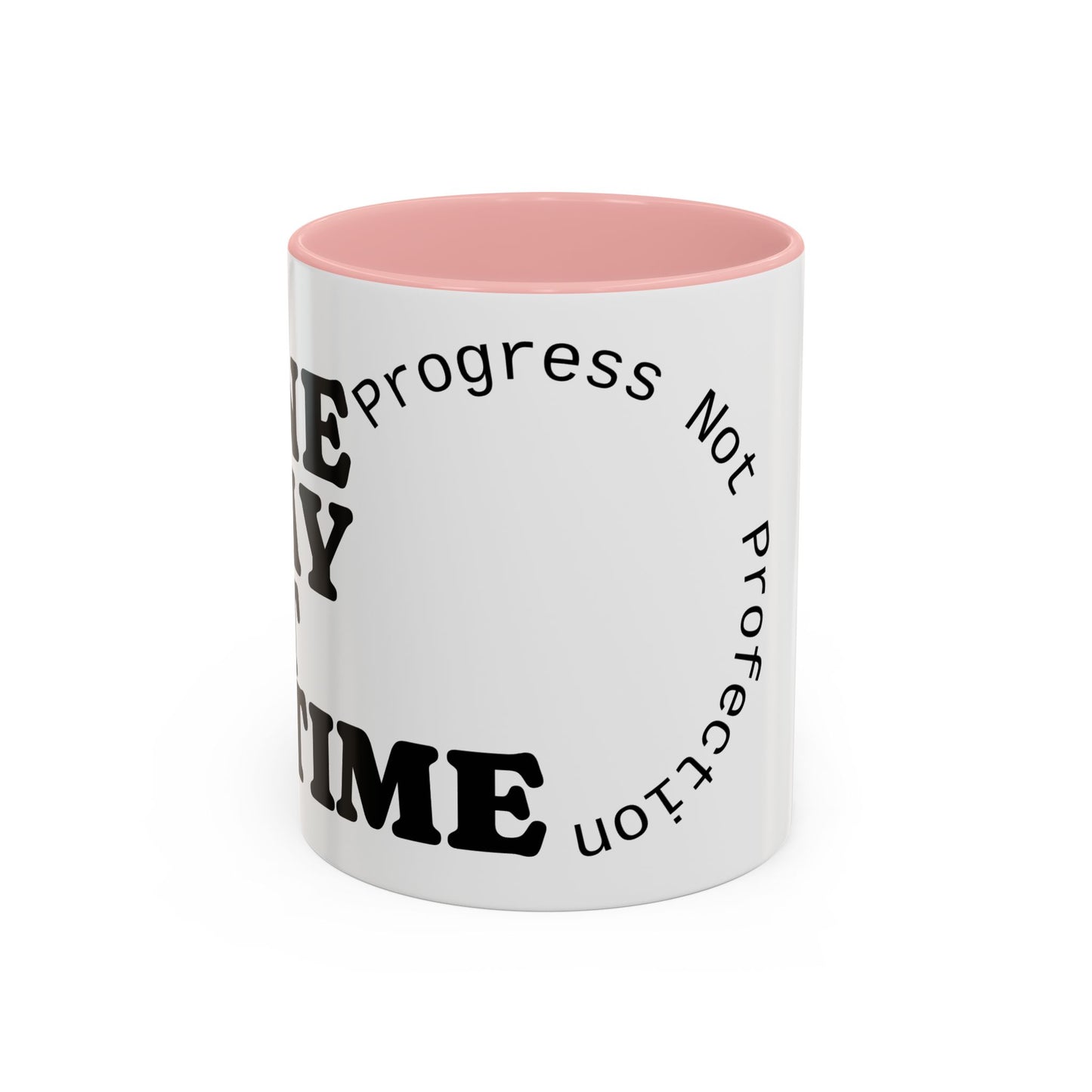Motivational Coffee Mug, Progress Not Perfection, Inspirational Gift for Friends, Home Office Decor, Self-Care Reminder, Unique Mug