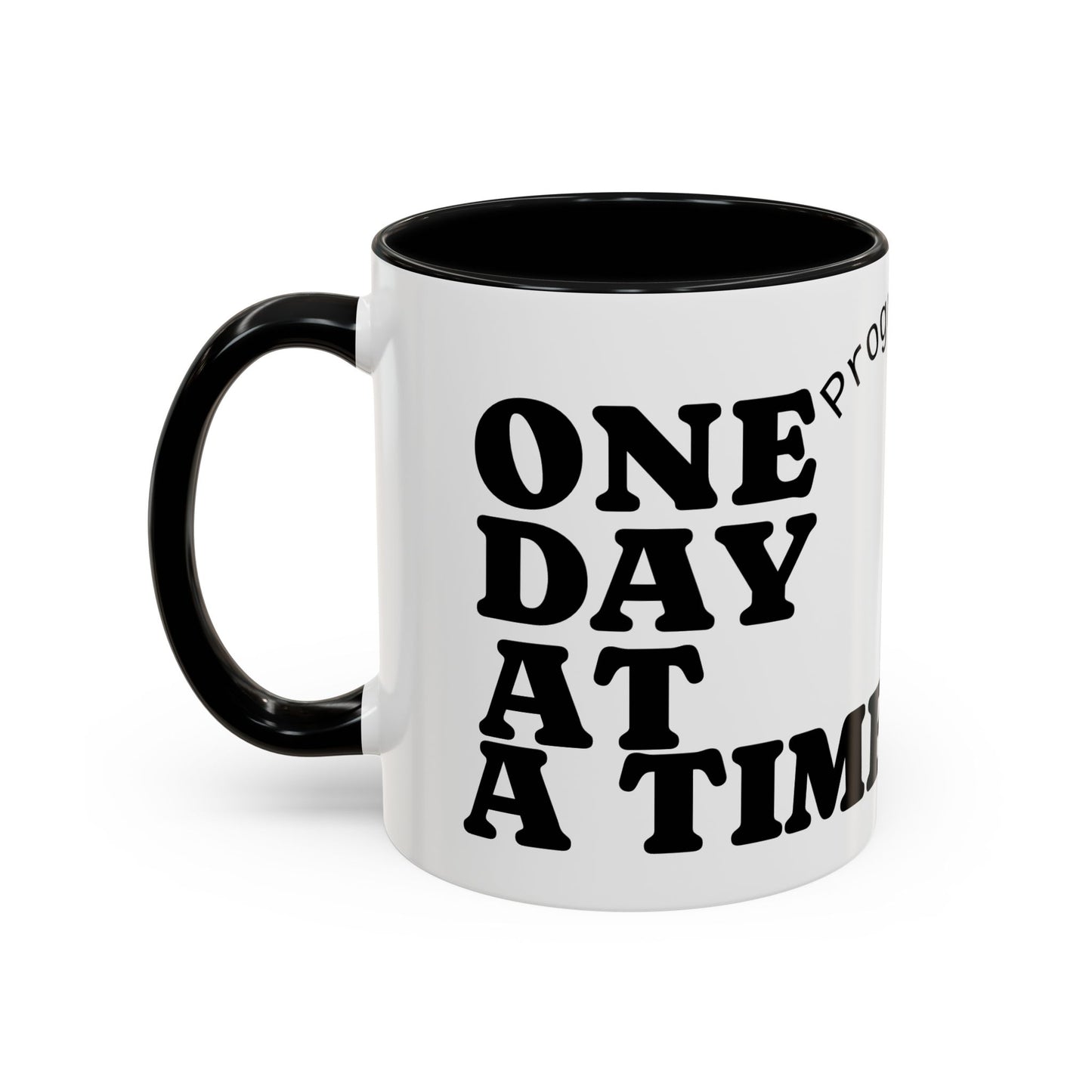 Motivational Coffee Mug, Progress Not Perfection, Inspirational Gift for Friends, Home Office Decor, Self-Care Reminder, Unique Mug