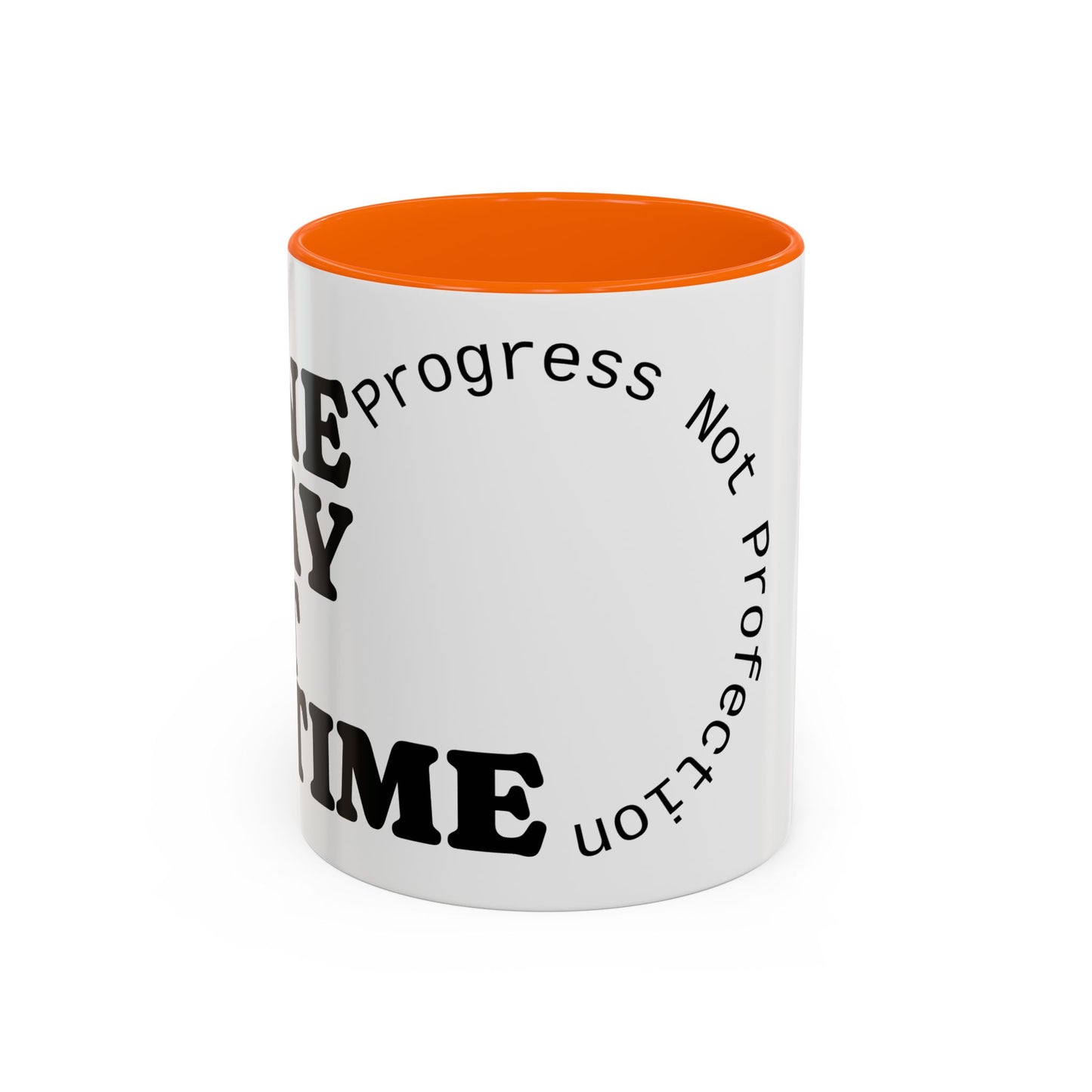 Motivational Coffee Mug, Progress Not Perfection, Inspirational Gift for Friends, Home Office Decor, Self-Care Reminder, Unique Mug