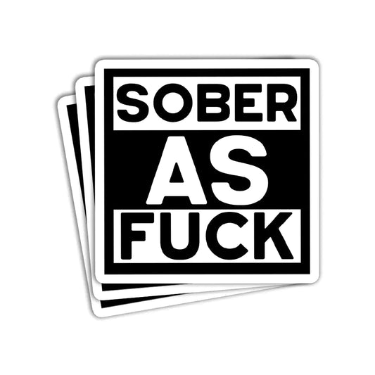 Sober AF Sticker