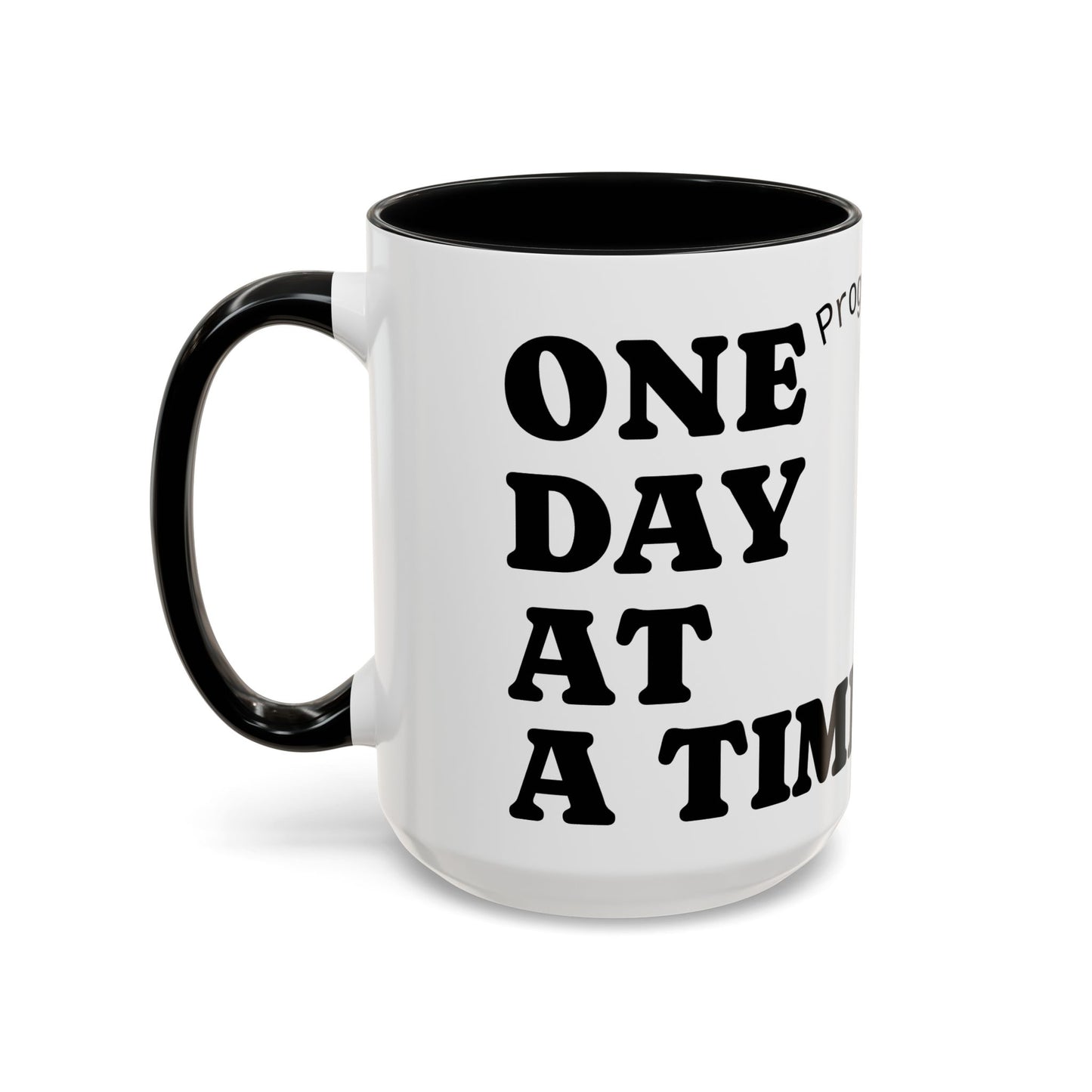 Motivational Coffee Mug, Progress Not Perfection, Inspirational Gift for Friends, Home Office Decor, Self-Care Reminder, Unique Mug