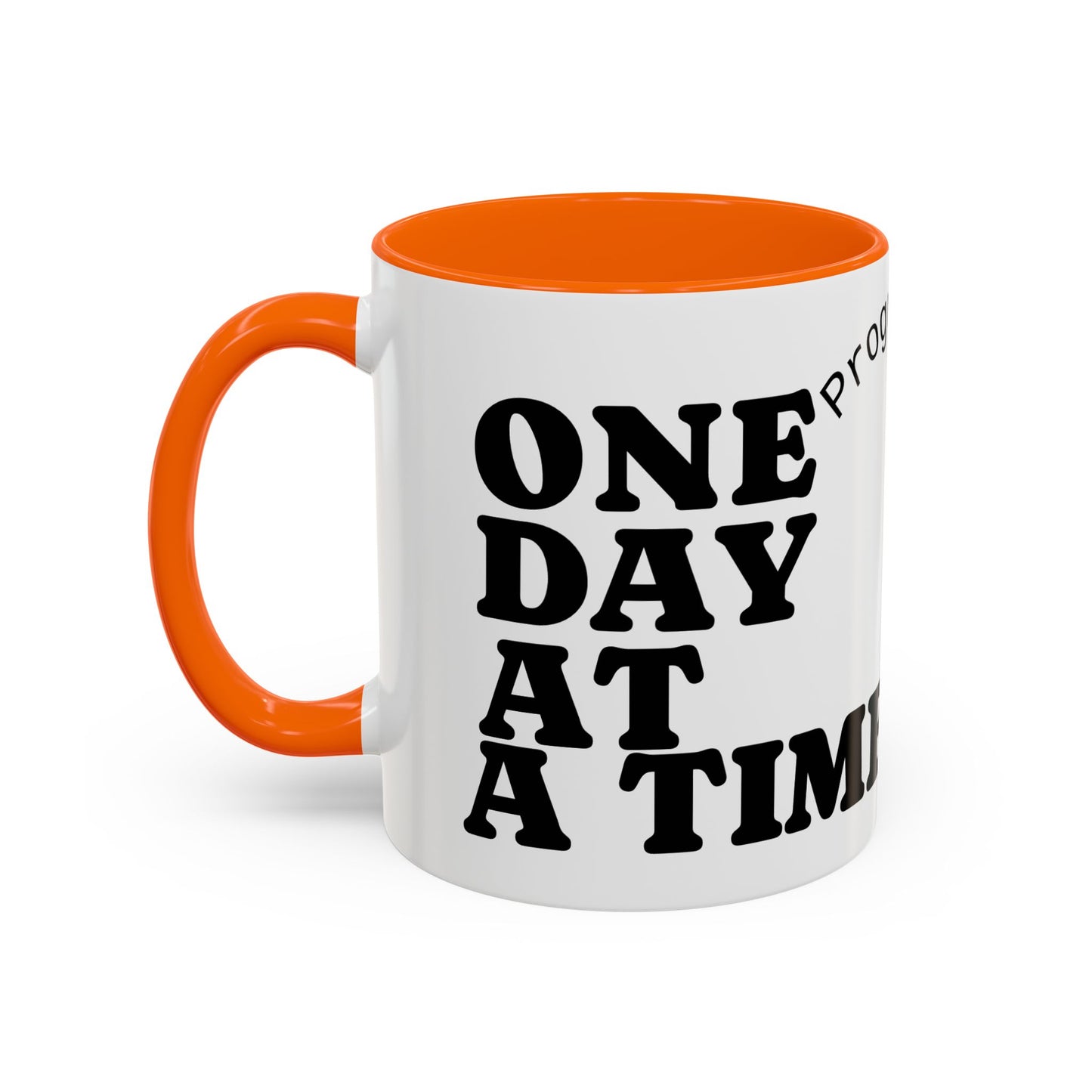 Motivational Coffee Mug, Progress Not Perfection, Inspirational Gift for Friends, Home Office Decor, Self-Care Reminder, Unique Mug