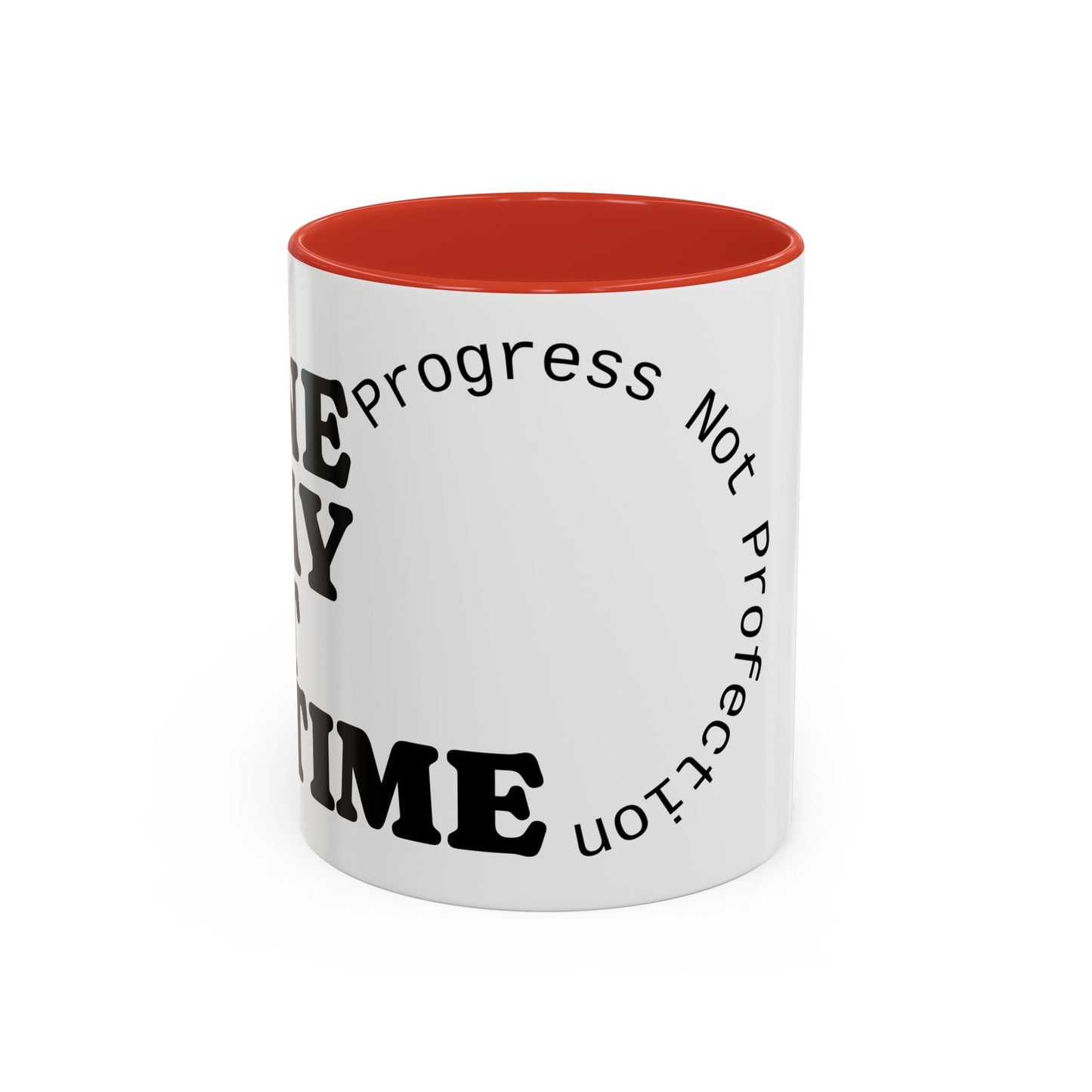 Motivational Coffee Mug, Progress Not Perfection, Inspirational Gift for Friends, Home Office Decor, Self-Care Reminder, Unique Mug