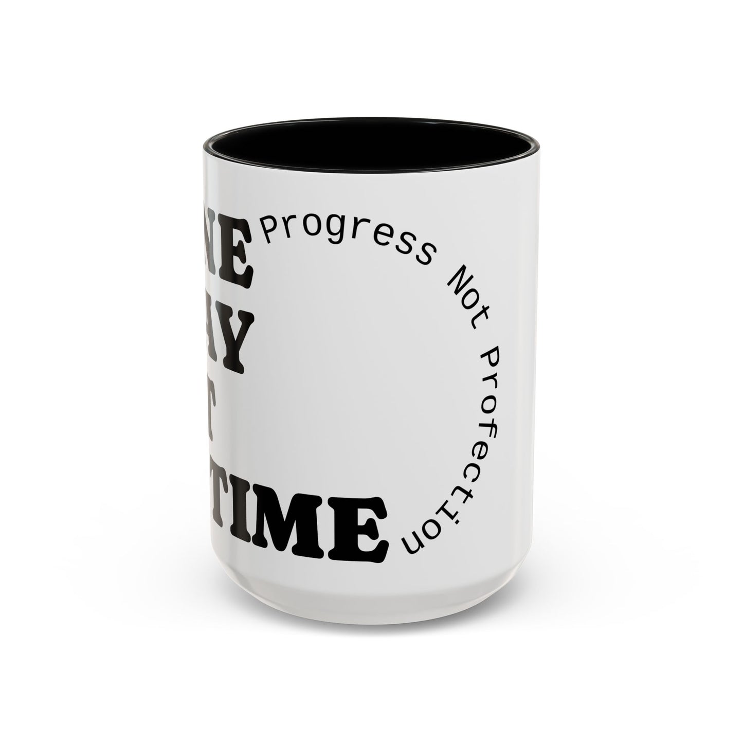 Motivational Coffee Mug, Progress Not Perfection, Inspirational Gift for Friends, Home Office Decor, Self-Care Reminder, Unique Mug