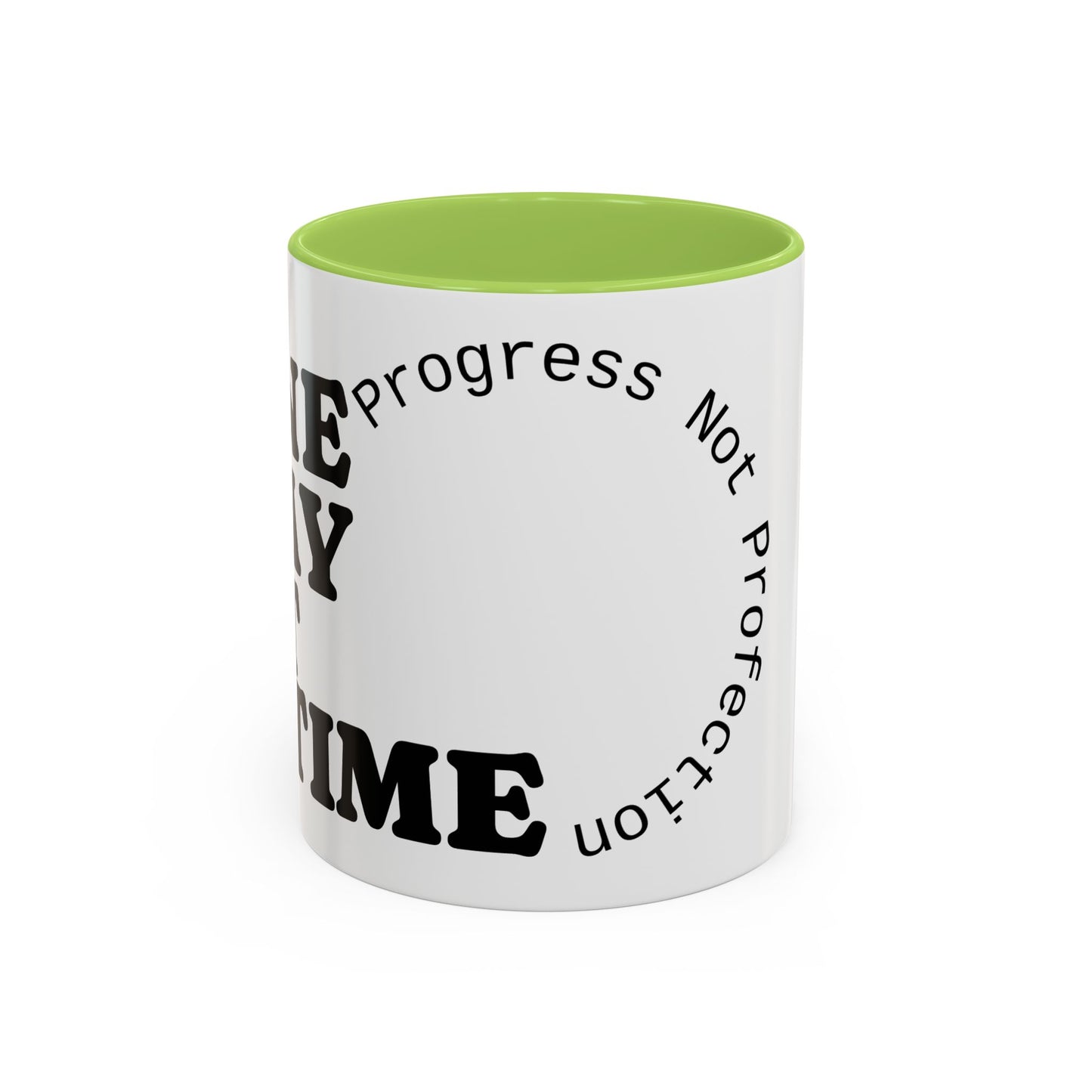 Motivational Coffee Mug, Progress Not Perfection, Inspirational Gift for Friends, Home Office Decor, Self-Care Reminder, Unique Mug