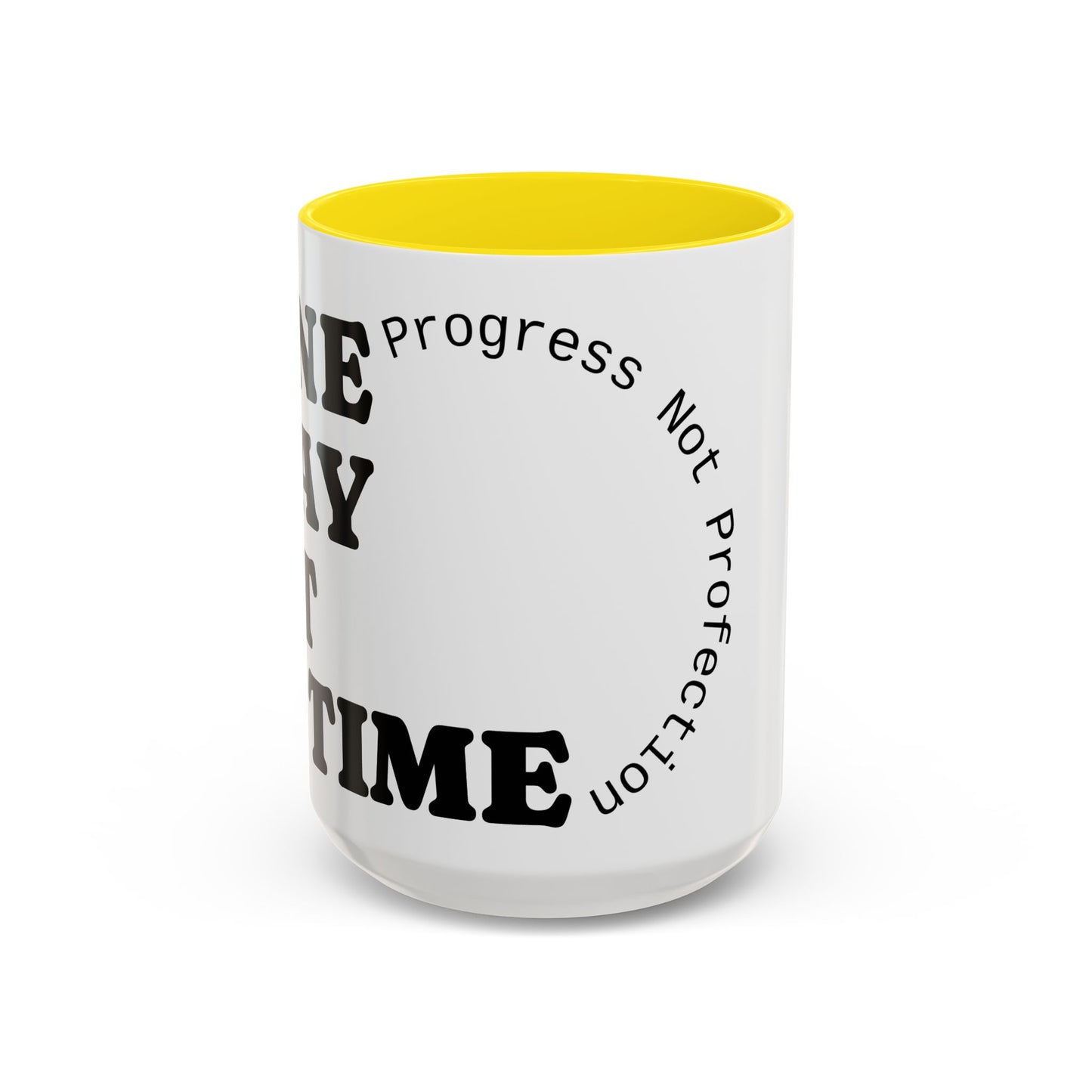 Motivational Coffee Mug, Progress Not Perfection, Inspirational Gift for Friends, Home Office Decor, Self-Care Reminder, Unique Mug