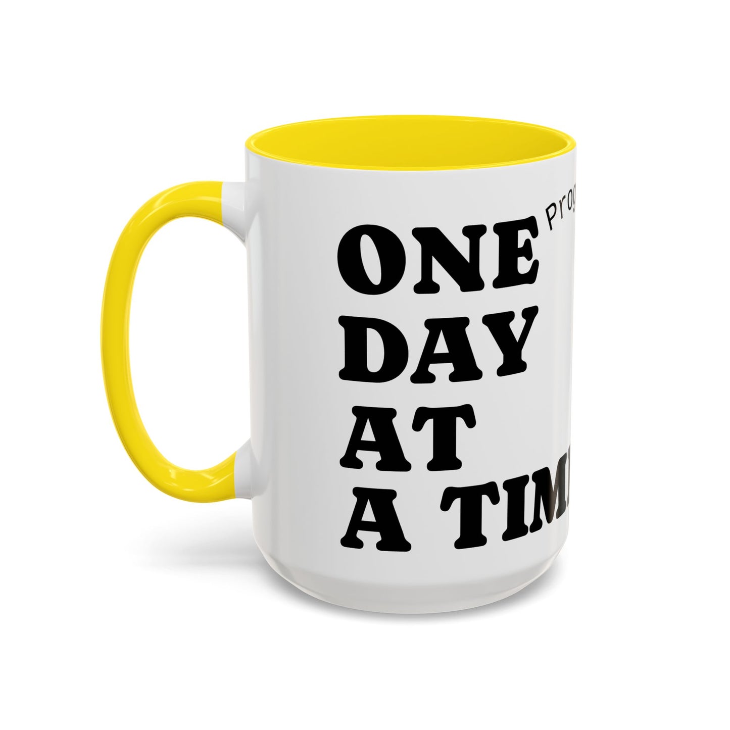 Motivational Coffee Mug, Progress Not Perfection, Inspirational Gift for Friends, Home Office Decor, Self-Care Reminder, Unique Mug